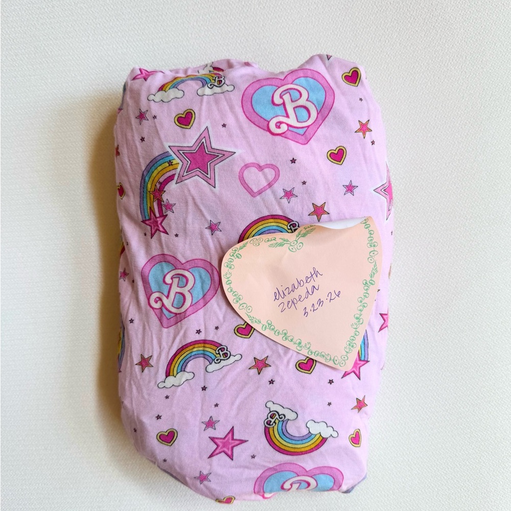 Posh Peanut Barbie Star Power Crib sheet